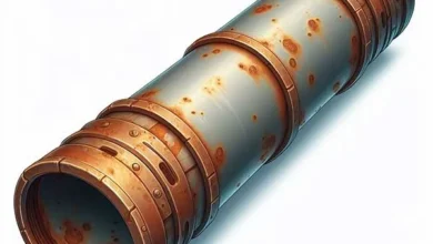 باز کردن لوله زنگ زده