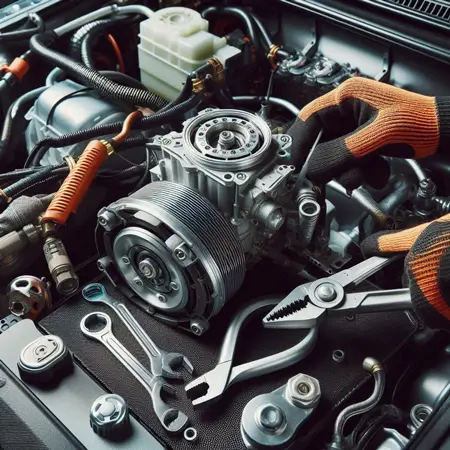 تعمیر کمپرسور کولر پراید