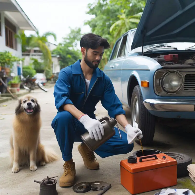 کم بودن روغن موتور خودرو