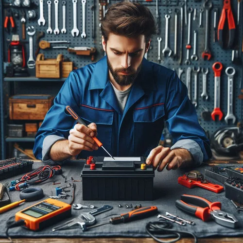 خوابیدن باتری خودرو