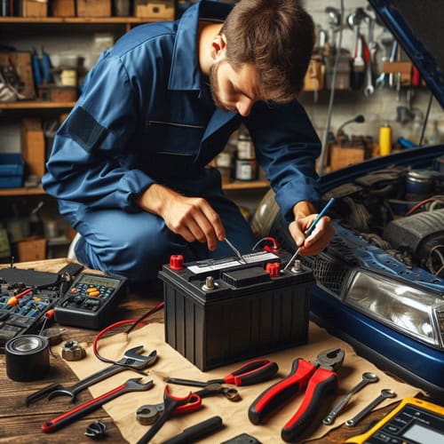 خوابیدن باتری خودرو