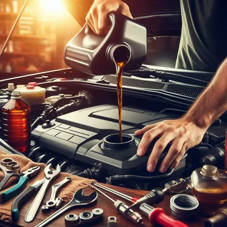 کم شدن روغن موتور