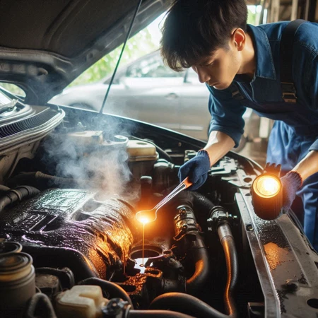 علت روغن سوزی ماشین