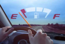 روشن شدن چراغ بنزین با باک پر