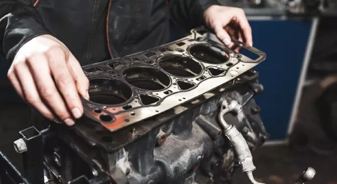 نیم سوز شدن واشر سرسیلندر