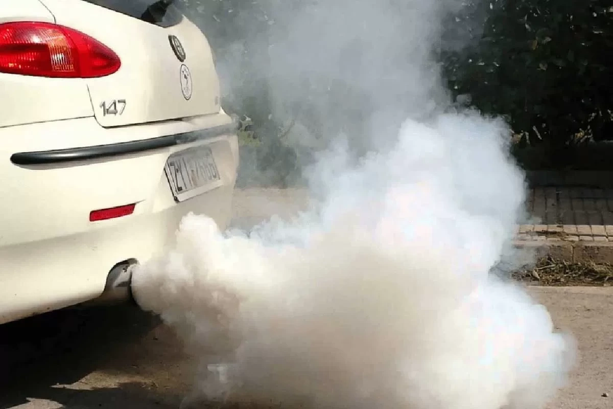 دود سفید اگزوز